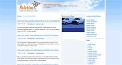Desktop Screenshot of poletim.cz